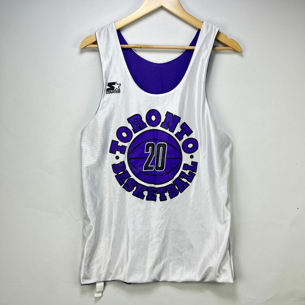 Vintage 90s Starter Toronto Raptors Basketball Jersey Medium